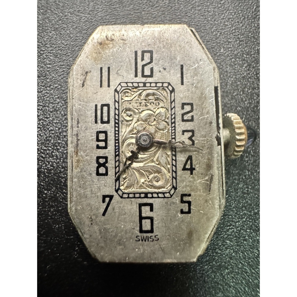 Vintage Toledo Watch Company Swiss 15 Jewels Wristwatch Movement‎